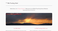 Desktop Screenshot of bible-preaching-school.com